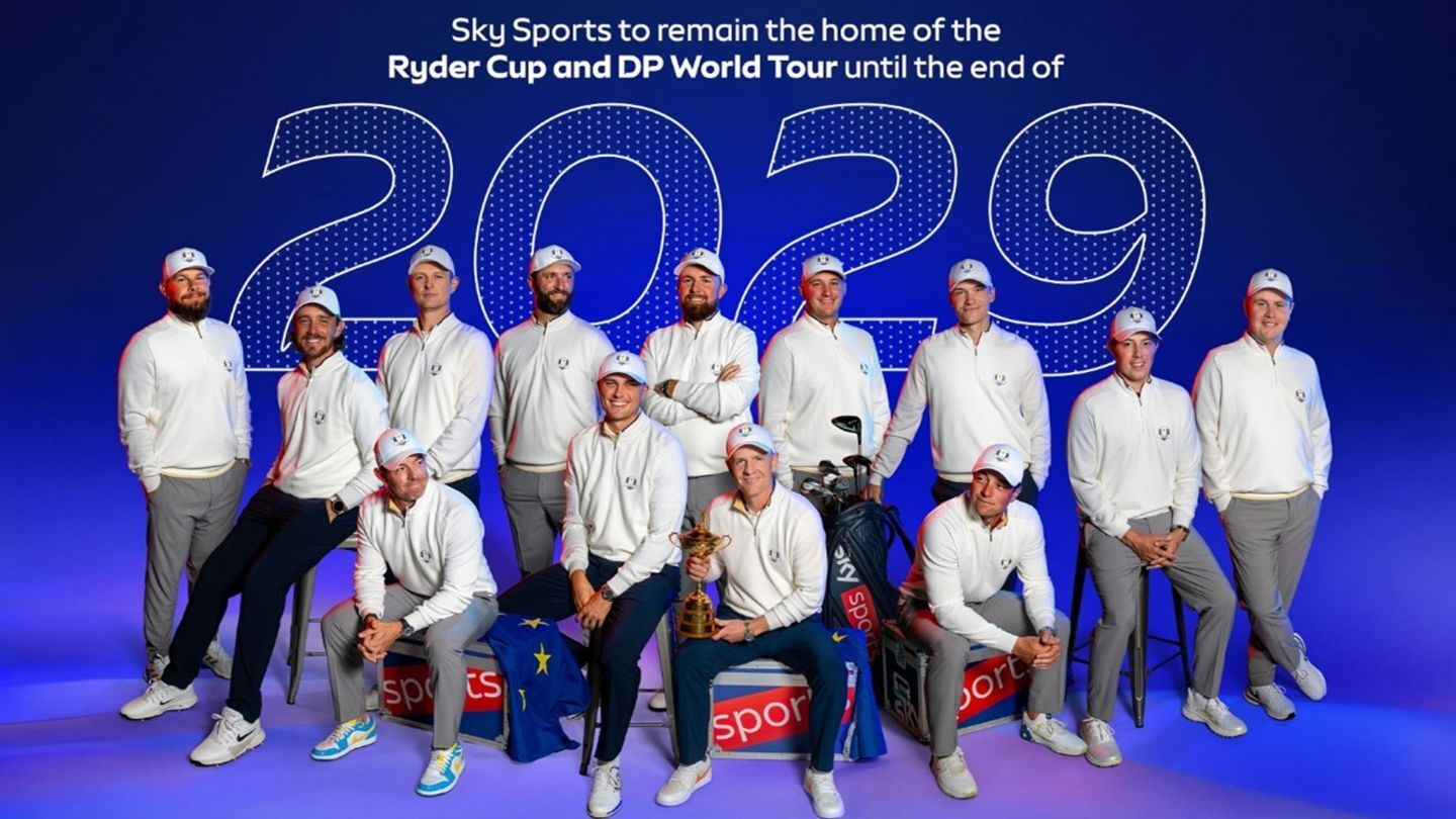 Sky Sports extends Ryder Cup and DP World Tour deal